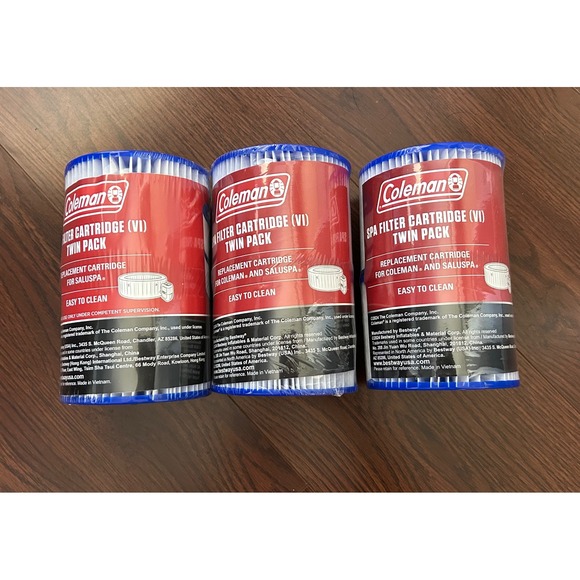 Coleman Other - Coleman Spa Filter Cartridge VI Twin Pack Replacement for Coleman Saluspa (6)